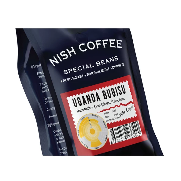 Nish Filtre Kahve Uganda Bugisu 250 Gr - Resim 3