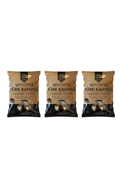 Nish Türk Kahvesi 3 x 100 Gr ürün görseli 1
