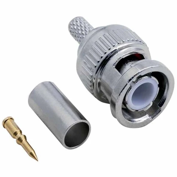 Bnc Fiş Erkek Sıkmalı Konnektör RG 58 Tip ürün görseli 1