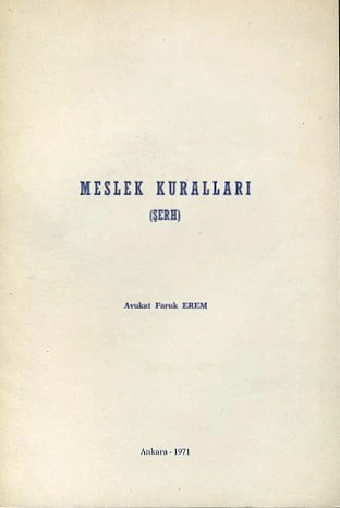 Meslek Kuralları (Şerh) ürün görseli 1