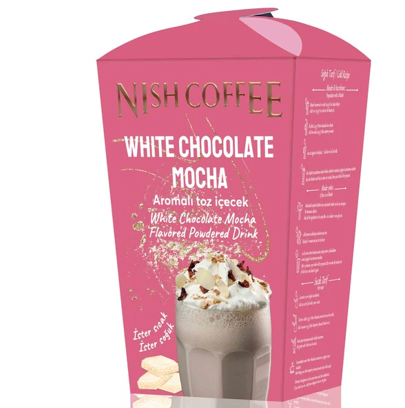 Nish White Chocolate Mocha Aromalı Toz İçecek 250 Gr ürün görseli 1