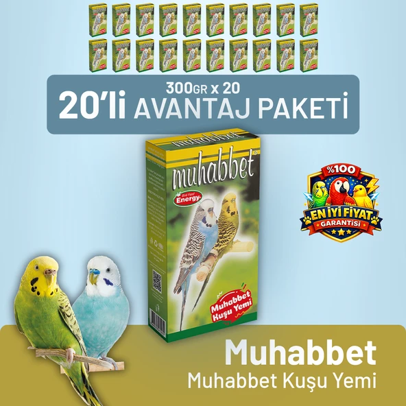 Muhabbet Muhabbet Kuşu Yemi - 20 Adet ürün görseli 1