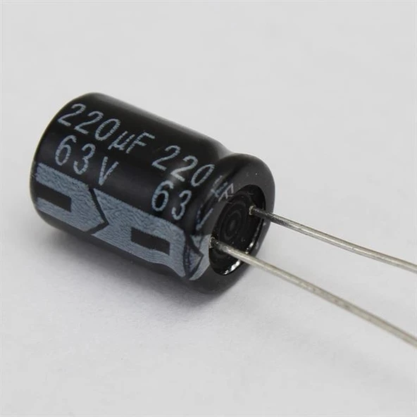 220 MF 63 V Kondansatör ürün görseli 1
