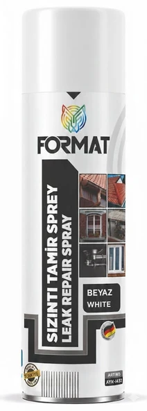 Format Sızıntı İzolasyon Tamir Spreyi Beyaz 500 ML ürün görseli 1