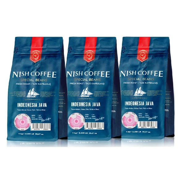 Nish Filtre Kahve Endonezya Java 3x1 Kg ürün görseli 1