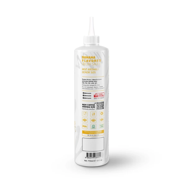Nish Muz Aromalı Dekor Sos 750 Gr - Resim 2