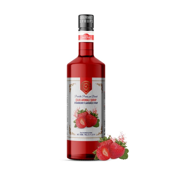 Nish Çilek Aromalı Şurup 700 ML - Pet Şişe ürün görseli 1