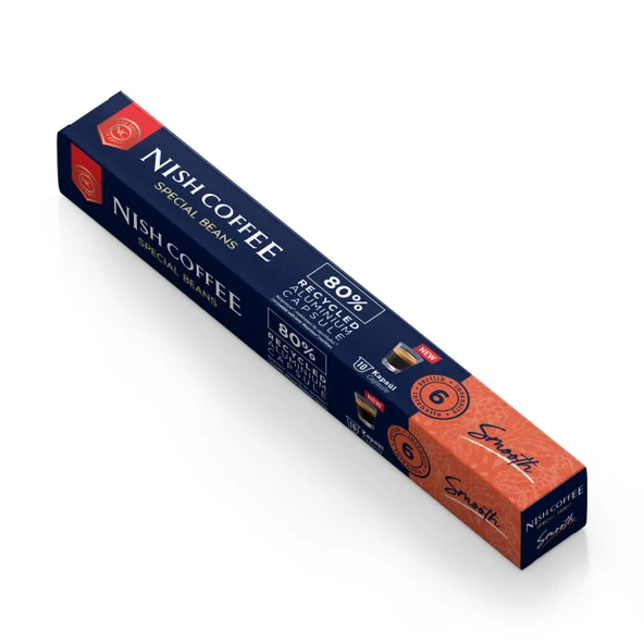 Nish Coffee Kapsül Kahve 4 Smooth (Nespresso Uyumlu)-10 Adet ürün görseli 1