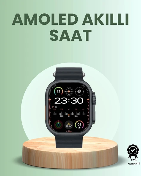 Ultra Akıllı Saat AMOLED Display 15 Gün Dayanıklı Batarya ürün görseli 1