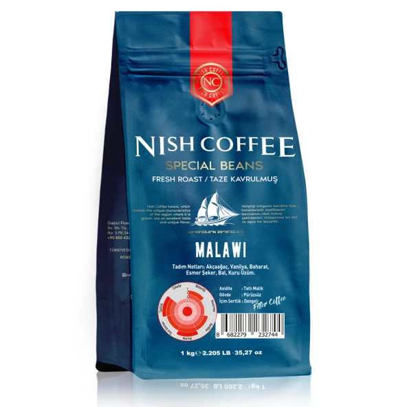 Nish Filtre Kahve Malawi 1 Kg ürün görseli 1
