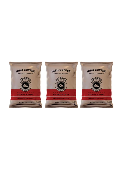 Nish Filtre Kahve Colombia 3x80 Gr. ürün görseli 1