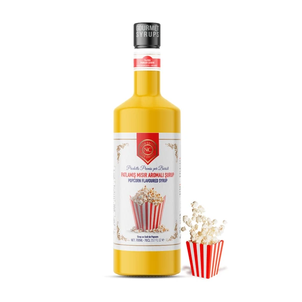 Nish Popcorn (Patlamış Mısır) Aromalı Şurup 700 ML - Pet Şişe ürün görseli 1
