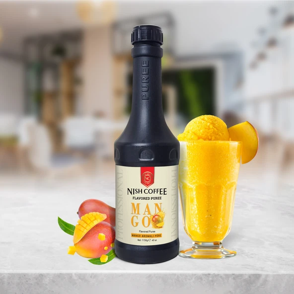Nish Mango Aromalı Meyve Püresi 1.150 Gr - Resim 4
