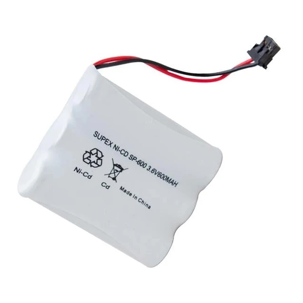Supex SP-600 3'lü Kalem Açık 3.6V 600 MA Pil ürün görseli 1