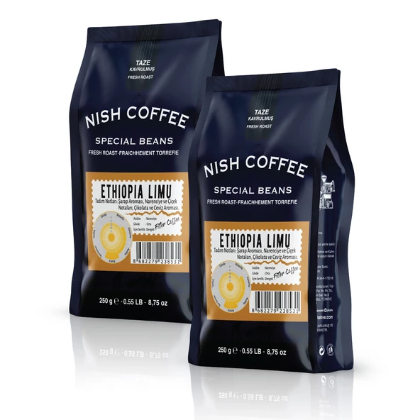 Nish Filtre Kahve Etiyopya Limu 2x250 Gr ürün görseli 1