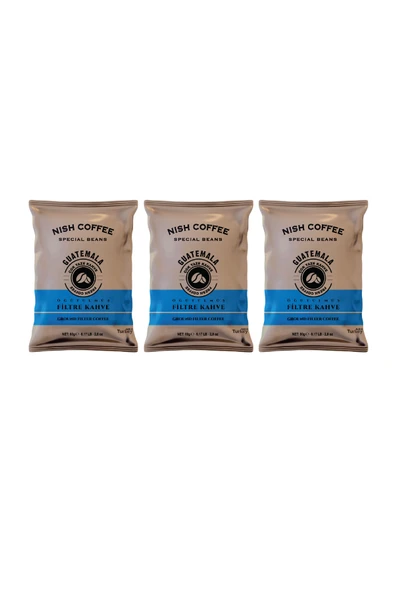 Nish Filtre Kahve Guatemala 3x80 gr ürün görseli 1