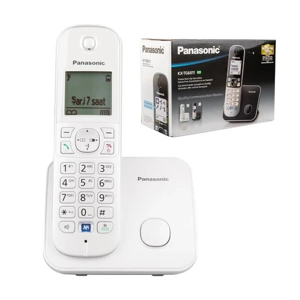 Panasonic KX-TG6811 Gri Dect Telsiz Telefon ürün görseli 1