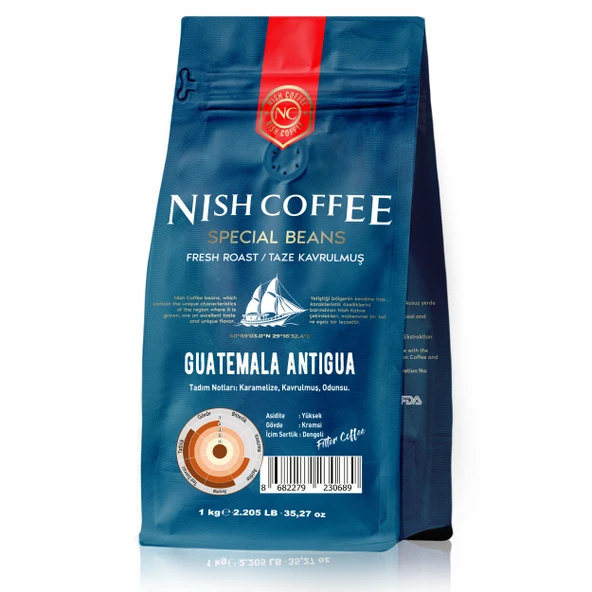 Nish Filtre Kahve Guatemala Antigua 1 Kg ürün görseli 1