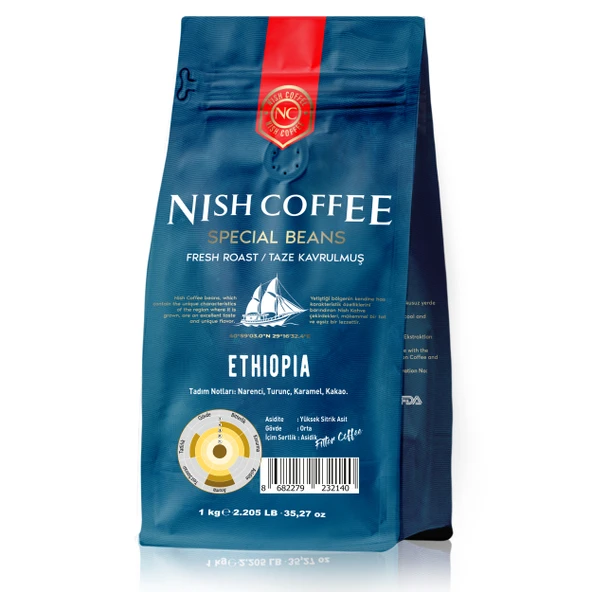 Nish Filtre Kahve Etiyopya 1 Kg ürün görseli 1