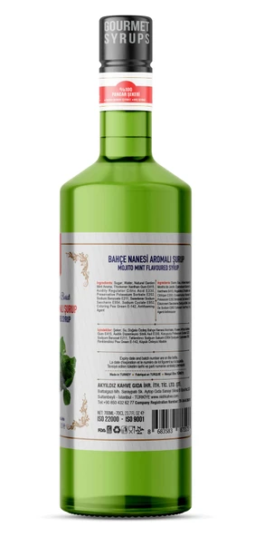 Nish Nane Aromalı Şurup 700 ML - Pet Şişe - Resim 2