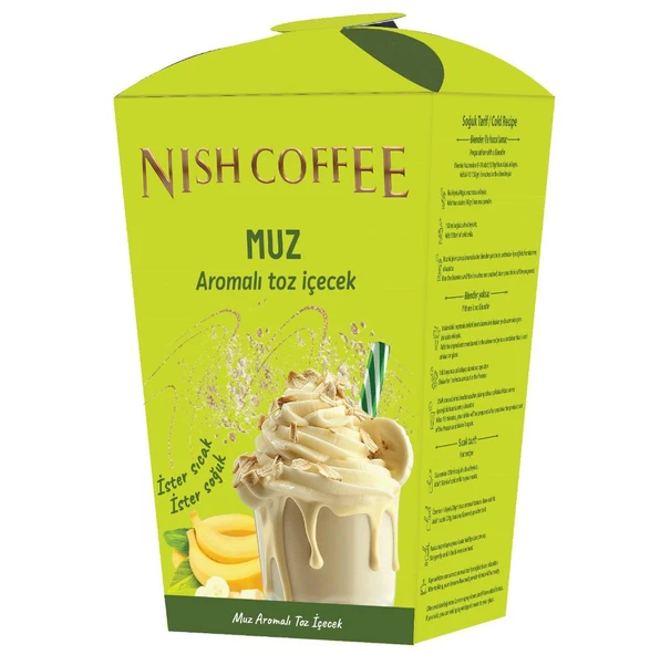 Nish Muz Aromalı Toz İçecek 250 Gr ürün görseli 1