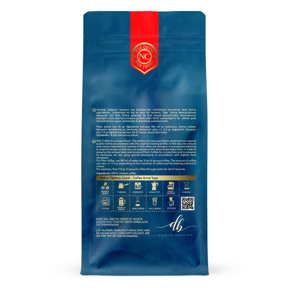 Nish Espresso Roma 1 Kg - Resim 4