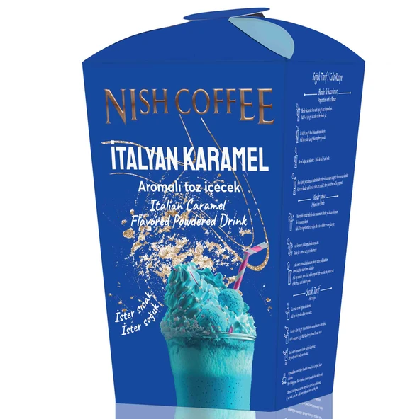 Nish İtalyan Karamel Aromalı Toz İçecek 250 Gr ürün görseli 1