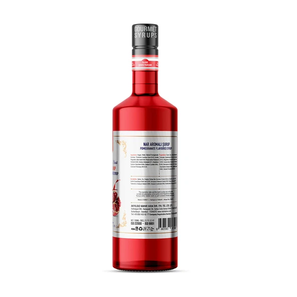 Nish Nar Aromalı Şurup 700 ML - Pet Şişe - Resim 2