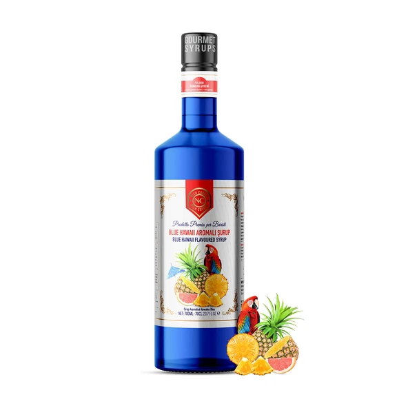 Nish Blue Hawaii Aromalı Şurup 700 ML - Pet Şişe ürün görseli 1