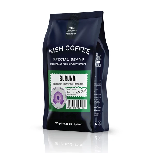 Nish Filtre Kahve Burundi 250 Gr ürün görseli 1