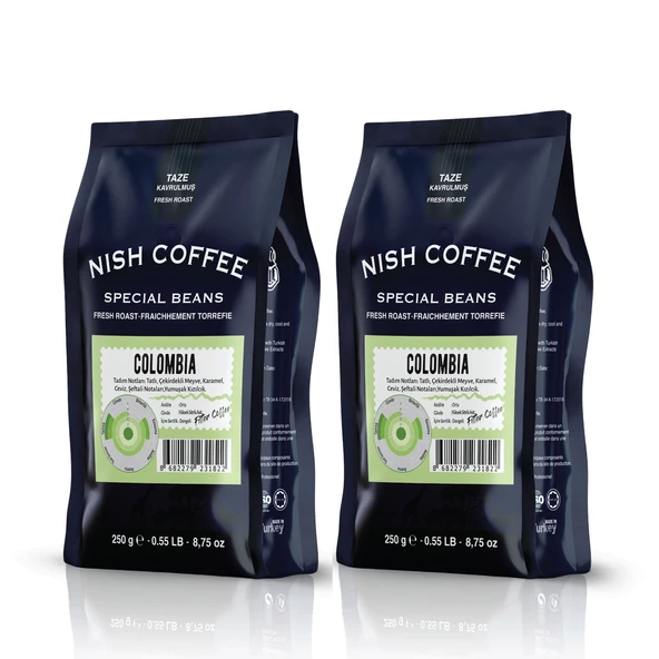 Nish Filtre Kahve Colombia 2 x 250 Gr ürün görseli 1