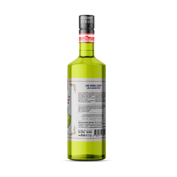 Nish Lime Aromalı Şurup 700 ML - Pet Şişe - Resim 2