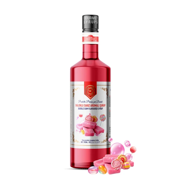 Nish Bubble Gum Aromalı Şurup 700 ML - Pet Şişe ürün görseli 1