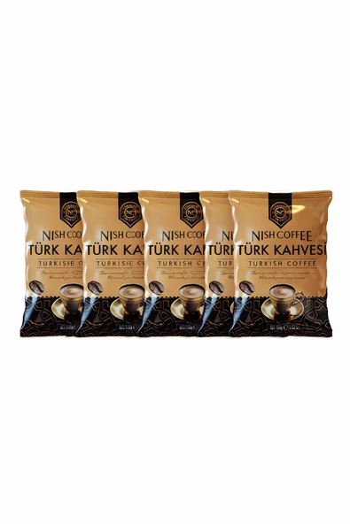 Nish Türk Kahvesi 5 x 100 Gr ürün görseli 1
