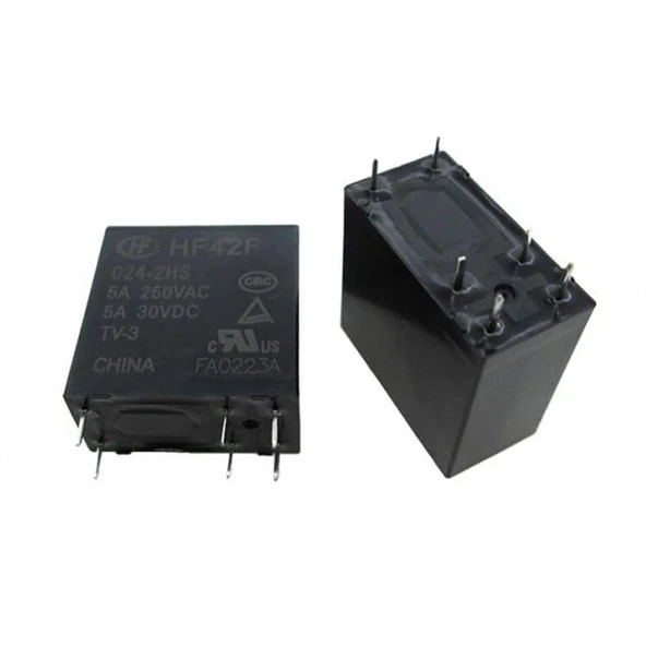 Panasonic 024-2HS 5A 24 Volt 250 Watt 6 Pin Role Kombi ürün görseli 1