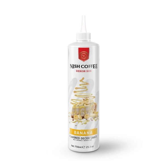 Nish Muz Aromalı Dekor Sos 750 Gr ürün görseli 1