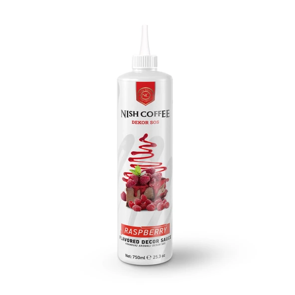 Nish Frambuaz Aromalı Dekor Sos 750 Gr ürün görseli 1