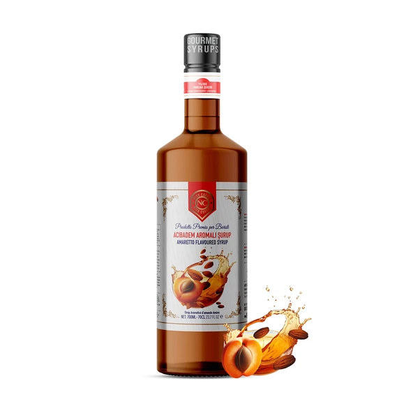 Nish Amaretto Acıbadem Aromalı Şurup 700 ML - Pet Şişe ürün görseli 1