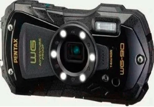 Ricoh PENTAX WG-90 Outdoor Dijital Fotoğraf Makinesi (Siyah) ürün görseli 1