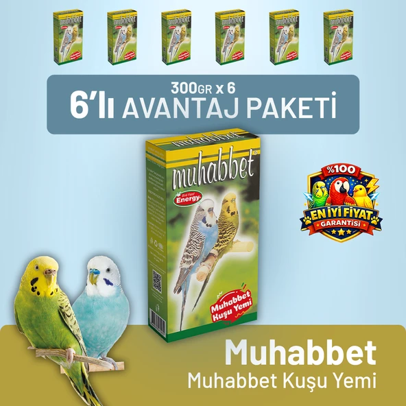 Muhabbet Muhabbet Kuşu Yemi - 6 Adet ürün görseli 1