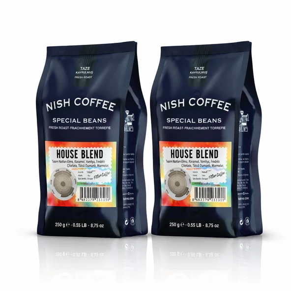 Nish Filtre Kahve House Blend 2 x 250 Gr ürün görseli 1