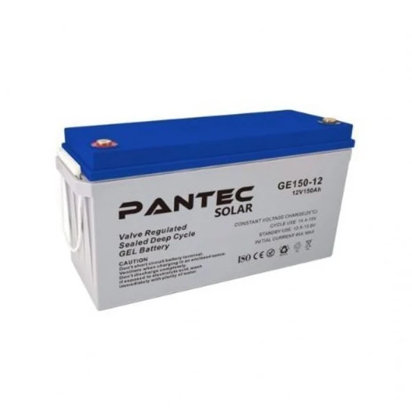 Pantec Solar 12V 150Ah Deep Cycle Jel Akü - Resim 3