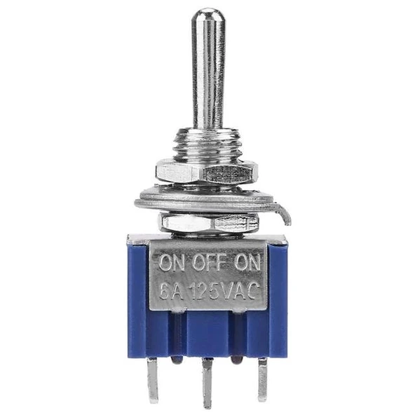 IC-140 On-Off-OnØ6mm MTS-103 3P Toggle Switch - Resim 5