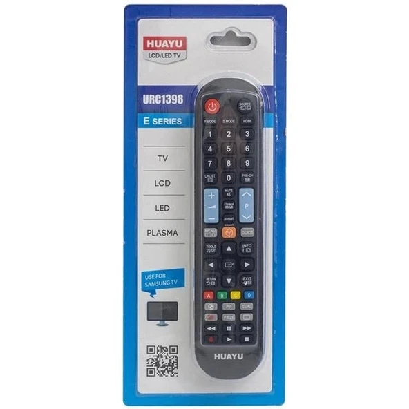 Huayu Samsung URC1398 LCD LED TV Universal Kumanda ürün görseli 1