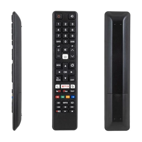 Toshiba CT-8069 49L3653DB - 43U6763DB - 32D3653DB Netflix-Youtube Tuşlu Lcd Led Tv Kumandası ürün görseli 1