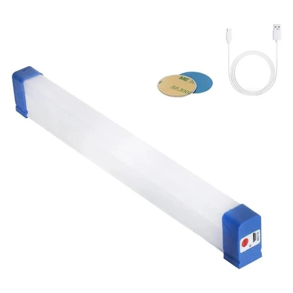 Powermaster BK-300 Mıknatıslı Şarjlı 3 Modlu Solar Beyaz Lamba 32 Cm ürün görseli 1
