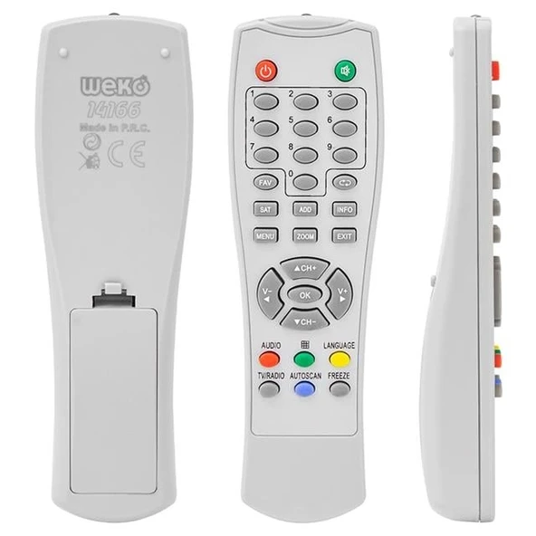 Botech 6500-6550-6600-6700 Uydu Alıcı Kumandası ürün görseli 1