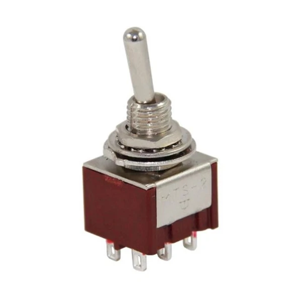 IC-144A Ø6 mm On-On Toggle Switch MTS-202 ürün görseli 1