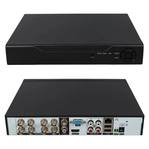 Powermaster AHD-ANALOG-TVI-CVI 1080N 5MP Destekli 8 Kanal Dvr-Xvr Kayıt Cihazı ürün görseli 1