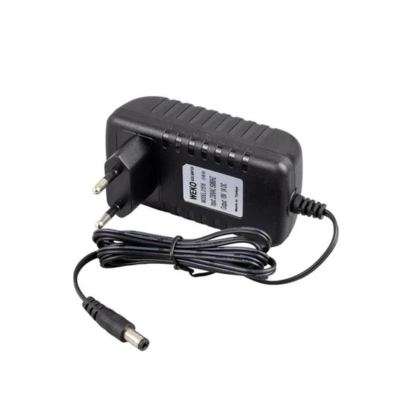 Weko 18 Volt 1 Amper Priz Tip 5.5x2.5 Uç Adaptör - Resim 3